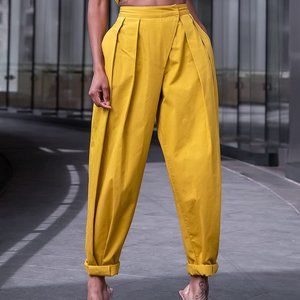 The Drop Women's Citronelle Sculpted Pleat Pull-on Pants by @signedblake
